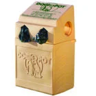 Dog waste disposal bin.