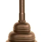 SafeSmoker pipe adapter in brown color.