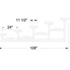 Dimensions of a step stool.