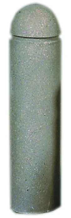 Concrete post cap and base.
