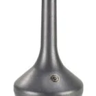 Gray outdoor water fountain spout.