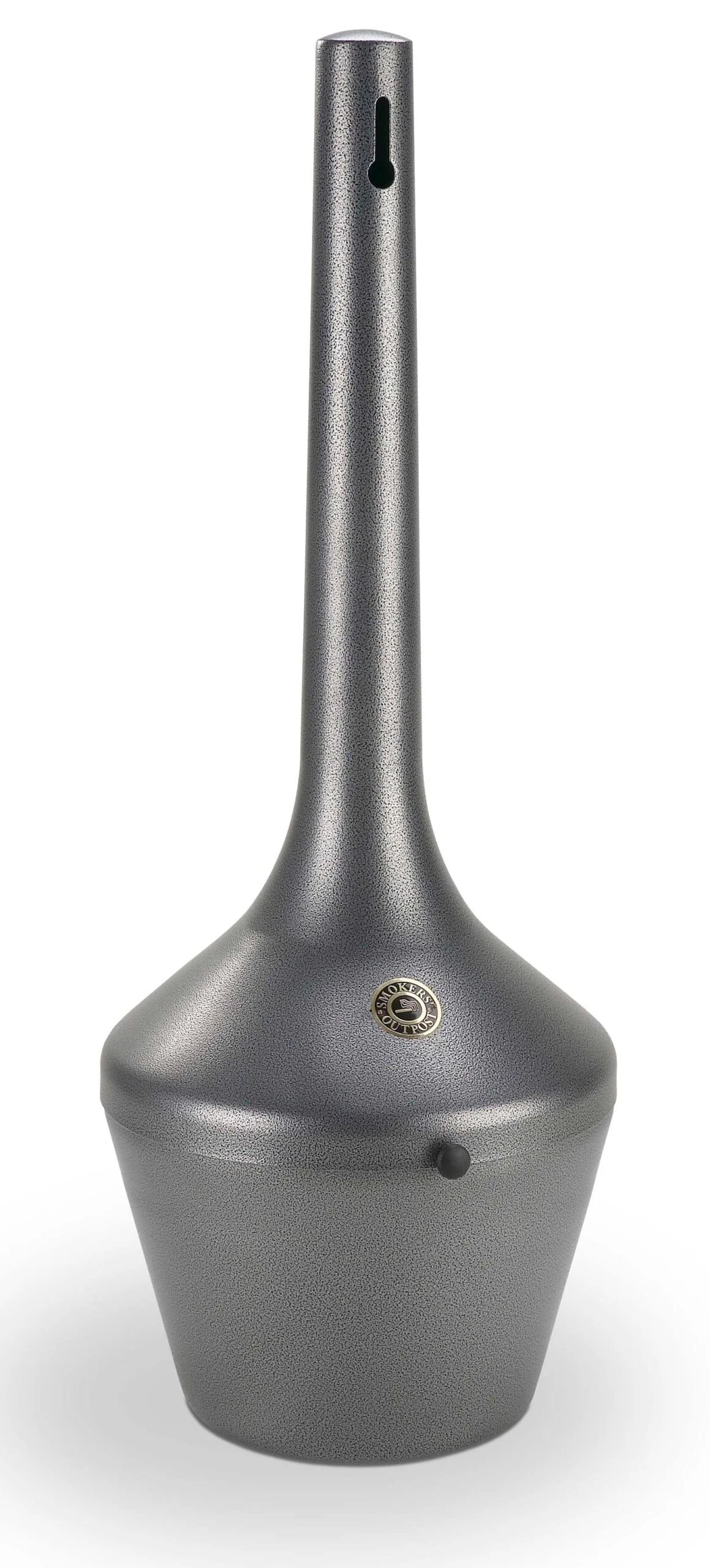 Gray outdoor water fountain spout.