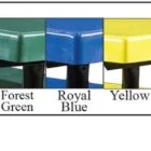 Fiberglass colors: Red, Shamrock Green, Forest Green, Royal Blue, Yellow, White, Champagne.