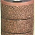 A textured brown cylindrical object.