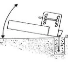A diagram showing a saw blade cutting through wood.