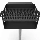 Janesville grill on a stand.