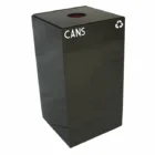 Recycling bin for cans.