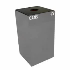 Cans recycling bin.