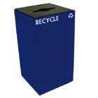 Recycling bin in blue color.
