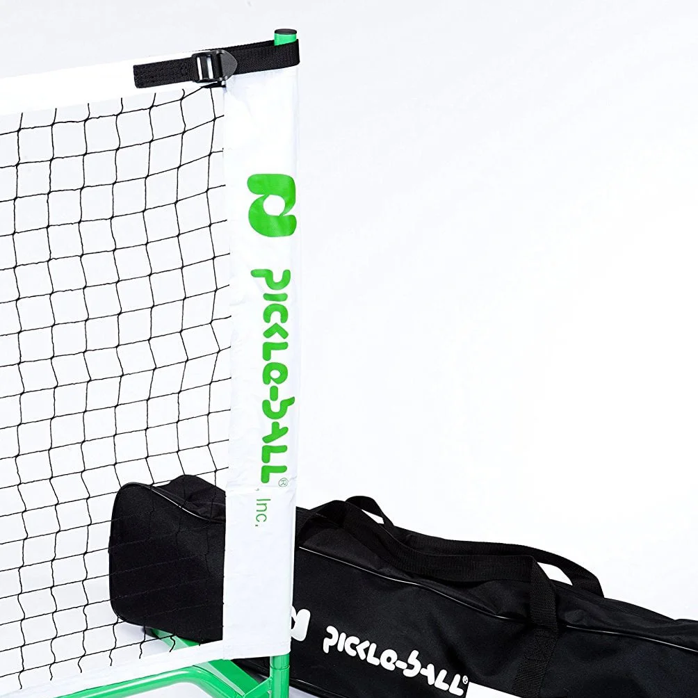 33160 Pickleball net and bag against a white background.
