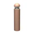 Cork bollard light on white background.