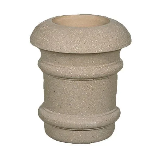 CSA2319 Beige textured garden planter.