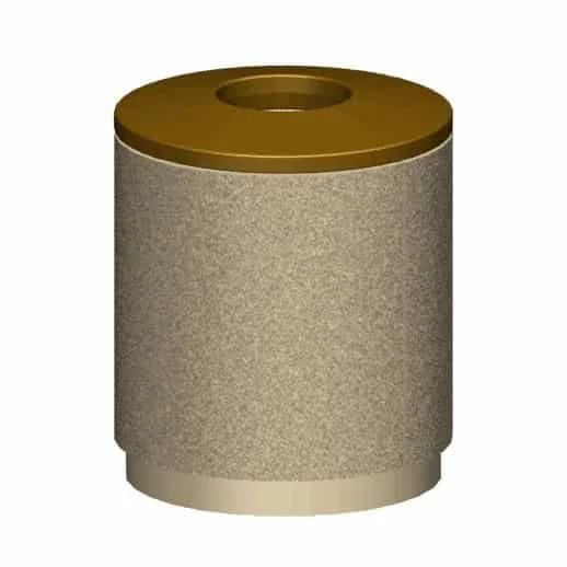 CTCR30FP Brown and beige cylindrical object.