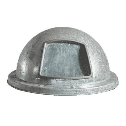 Metal dome light cover.
