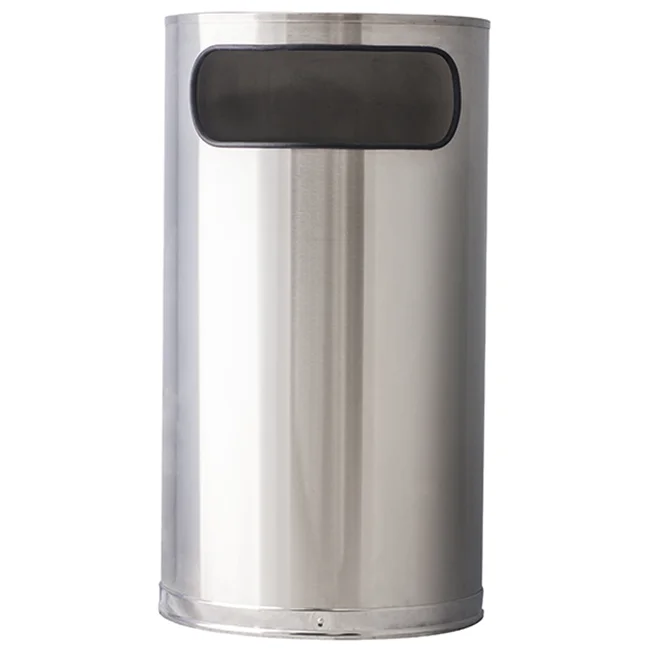 HR9GALSS-web Stainless steel trash can.