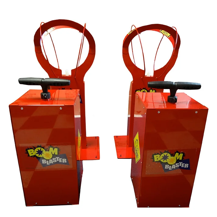 KPBBL-01web Red toy machine labeled Bom Blaster.
