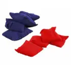 Cornhole Bean Bags - Set of 8 Cornhole Bags in Blue and Red.