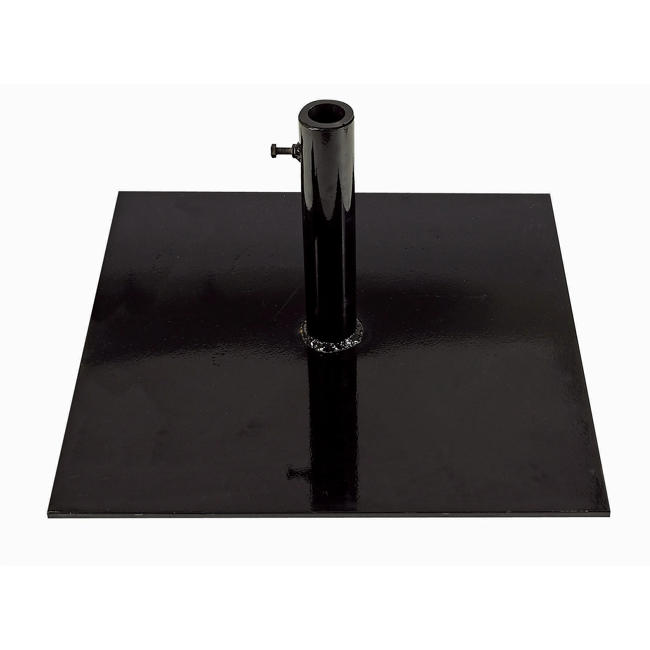 UBSL Black metal umbrella base.