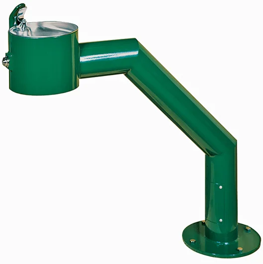 a0001283-1 Outdoor drinking fountain with adjustable arm.