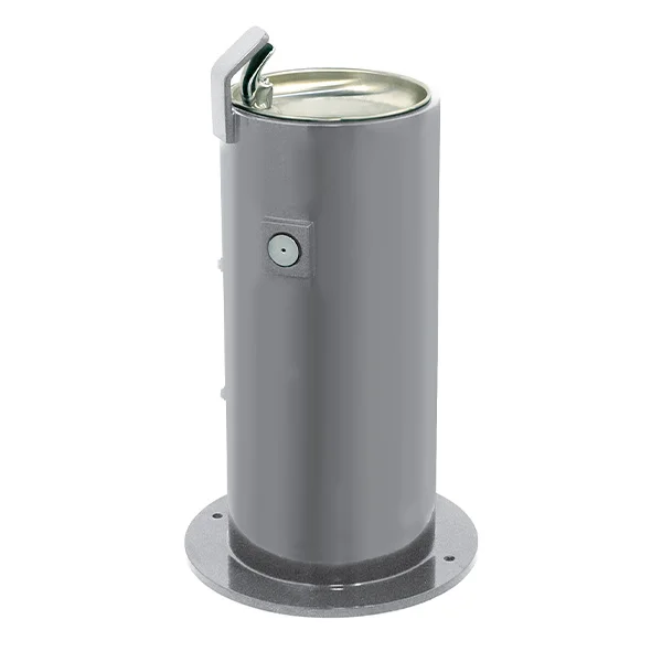 a0001285 Outdoor stainless steel drinking fountain.