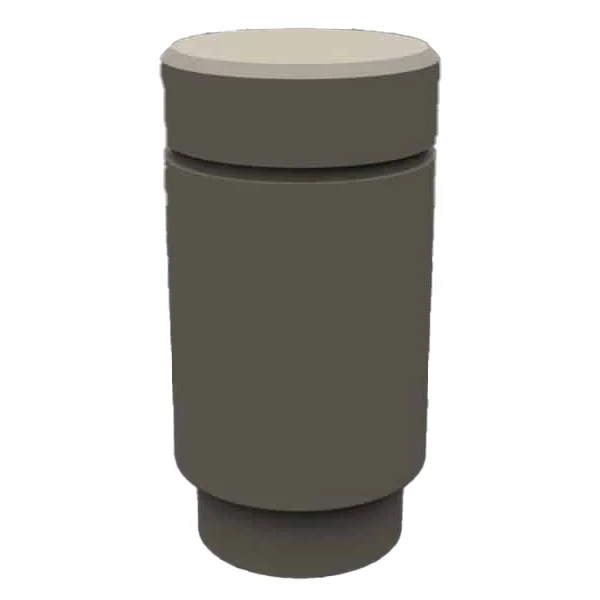 b3 Brown cylindrical object with a lid.