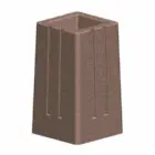 Brown plastic corner post.