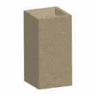 Beige textured rectangular object.
