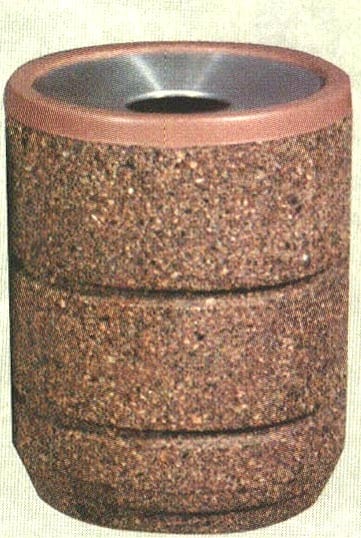 A textured brown cylindrical object.